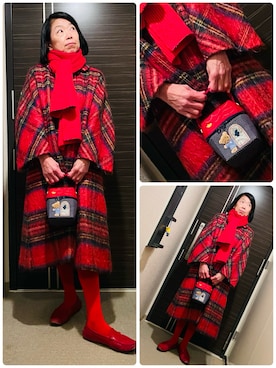 「アイテム（ジャケット/アウター）」を使った、Misono Moriyamaさん（レディース・161cm・60代）の冬コーディネート