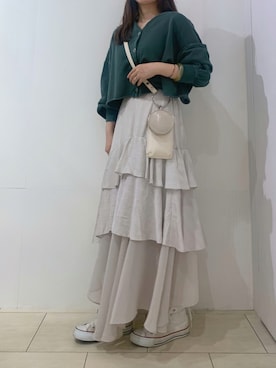 「CPCM」｜「アイテム（アクセサリー）」を使った、s h i  iさん（レディース・162cm）の夏コーディネート