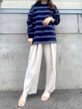 「CPCM」｜「アイテム（アクセサリー）」を使った、s h i  iさん（レディース・162cm）の秋コーディネート