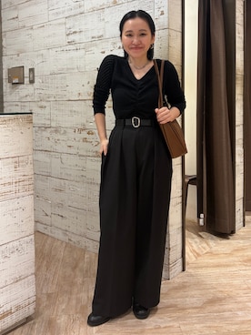 「アイテム（ファッション雑貨）」を使った、mari.kana_lemageさん（レディース・150cm）の秋コーディネート