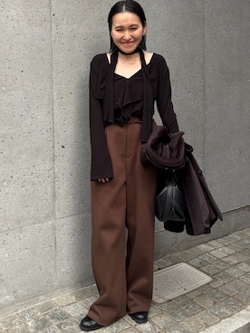 「アイテム（その他アウター）」を使った、mari.kana_lemageさん（レディース・150cm）の秋コーディネート