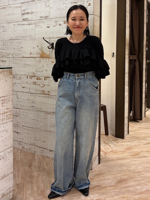 3サイズ展開】ストレートルーズデニム（デニムパンツ）｜CAPRICIEUX LE