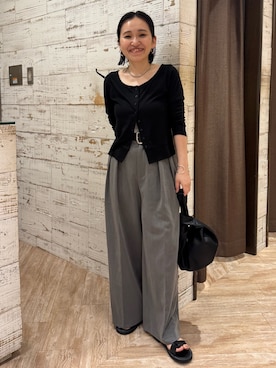 「CAPRICIEUX LE'MAGE（カプリシューレマージュ）のアイテム（ハンドバッグ）」を使った、mari.kana_lemageさん（レディース・150cm）の夏コーディネート