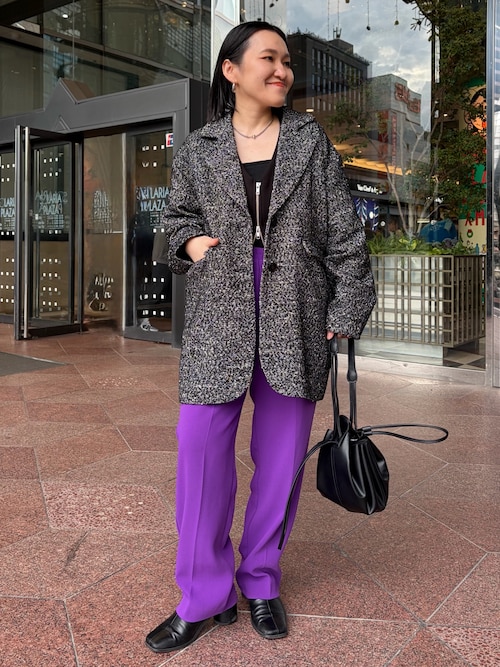 ペプラムジップカーディガン（カーディガン/ボレロ）｜CAPRICIEUX LE