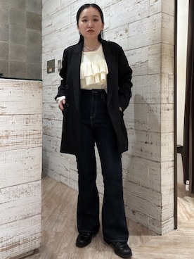 「アイテム（トップス）」を使った、mari.kana_lemageさん（レディース・150cm・30代）の秋コーディネート