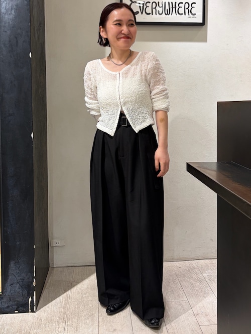 CAPRICIEUX LE'MAGE シャーリングホックブラウス 【公式ショッピング