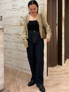 「アイテム（チョーカー）」を使った、mari.kana_lemageさん（レディース・150cm・30代）の秋コーディネート