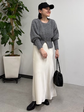 「アイテム（帽子）」を使った、mari.kana_lemageさん（レディース・150cm）の秋コーディネート