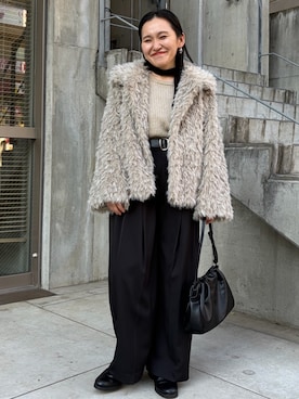 「アイテム（その他アウター）」を使った、mari.kana_lemageさん（レディース・150cm・30代）の秋コーディネート