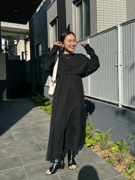 「アイテム（ワンピース/ドレス）」を使った、mari.kana_lemageさん（レディース・150cm・30代）の春コーディネート