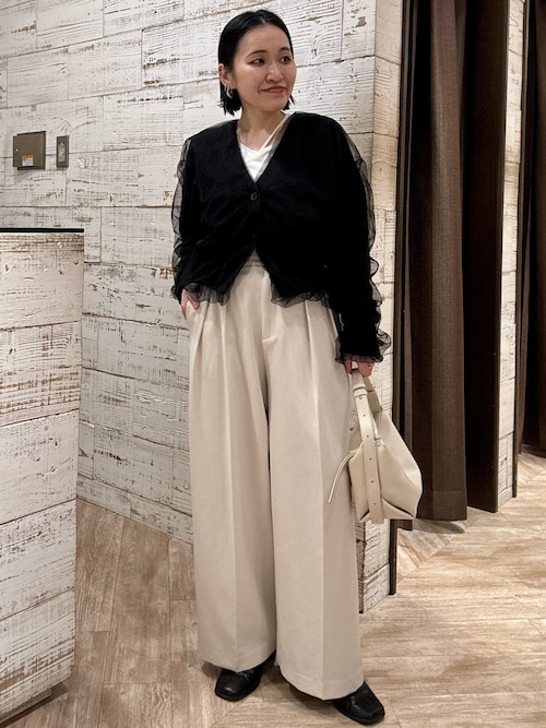 1枚で華やぐ！チュールレイヤードカーディガンが登場 | CAPRICIEUX LE