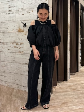 「アイテム（タンクトップ）」を使った、mari.kana_lemageさん（レディース・150cm）の夏コーディネート