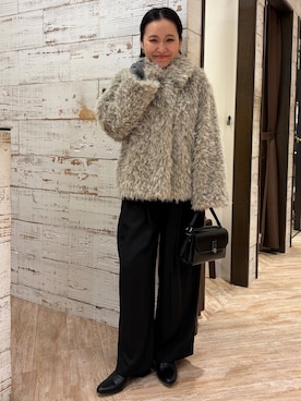 「アイテム（その他アウター）」を使った、mari.kana_lemageさん（レディース・150cm）の秋コーディネート