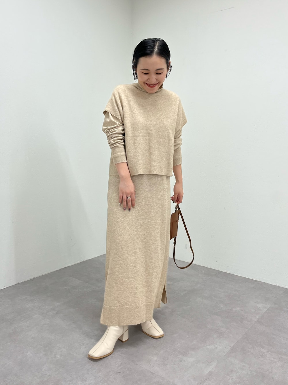 CAPRICIEUX LE'MAGE 福袋　シャツワンピース ニットベスト CAPRICIEUX LE'MAGE】ベストSETニットワンピース | OUTLET
