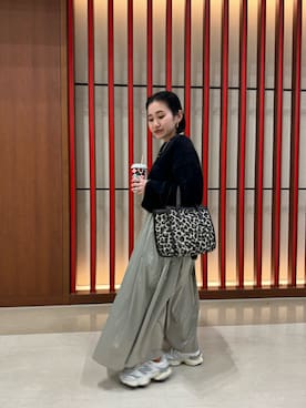 「アイテム（ニット/セーター）」を使った、mari.kana_lemageさん（レディース・150cm）の秋コーディネート