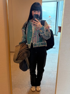 「YANUK（ヤヌーク）のアイテム」を使った、Mieさん（レディース・160cm）の春コーディネート