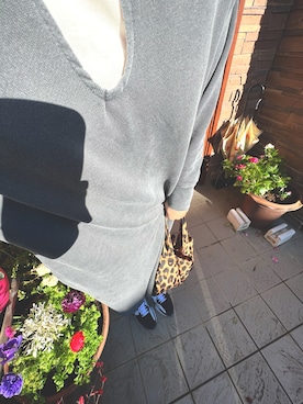 「BEAUTY&YOUTH UNITED ARROWS（ビューティーアンドユースユナイテッドアローズ）のアイテム（トートバッグ）」を使った、SRKさん（レディース・162cm）の秋コーディネート