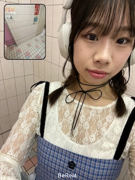 「アイテム（PC・スマホグッズ/家電、ホワイト系）」を使った、まるまるなつきさん（レディース・156cm）の夏コーディネート