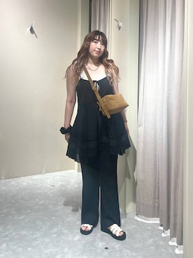 「アイテム（タンクトップ）」を使った、kanamiさん（レディース・159cm・20代）の夏コーディネート