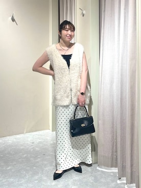 「アイテム（ベスト）」を使った、kanamiさん（レディース・159cm・20代）の夏コーディネート
