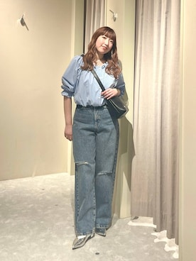 「アイテム（パンプス）」を使った、kanamiさん（レディース・159cm・20代）の春コーディネート