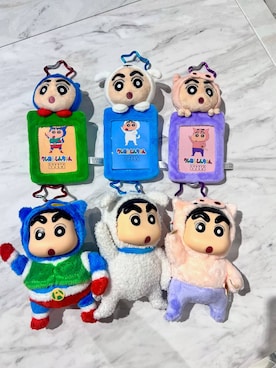 「LOWRYS FARM（ローリーズファーム）の【クレヨンしんちゃん】BIGぬいキーチャーム 826685/GOODS（キーホルダー、その他）」を使った、kanamiさん（レディース）の夏コーディネート
