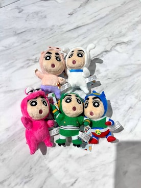 「LOWRYS FARM（ローリーズファーム）の【クレヨンしんちゃん】ぬいキーホルダー 826683/GOODS（キーホルダー、その他）」を使った、kanamiさん（レディース）の夏コーディネート
