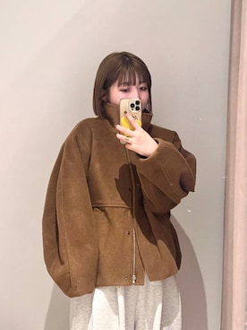 「アイテム（スウェットパンツ）」を使った、kanamiさん（レディース・159cm・20代）の秋コーディネート