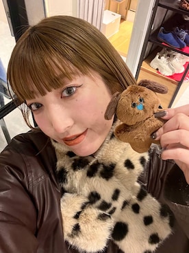 「アイテム（ネックウォーマー/スヌード）」を使った、kanamiさん（レディース・159cm）の秋コーディネート