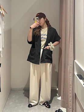 「アイテム（シュシュ）」を使った、kanamiさん（レディース・159cm・20代）の夏コーディネート