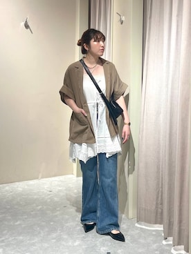 「アイテム（ワンピース/ドレス）」を使った、kanamiさん（レディース・159cm・20代）の秋コーディネート