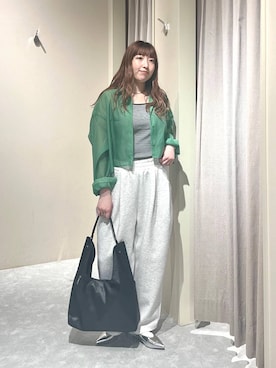 「アイテム（パンプス）」を使った、kanamiさん（レディース・159cm・20代）の春コーディネート