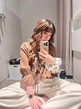 「アイテム（ヘアアクセサリー）」を使った、kanamiさん（レディース・159cm・20代）の夏コーディネート