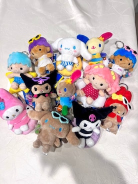「LOWRYS FARM（ローリーズファーム）の【サンリオキャラクターズ】ヌイキーホルダー8 647243/GOODS（キーホルダー、その他）」を使った、kanamiさん（レディース）の春コーディネート