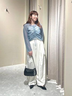 「アイテム（パンプス）」を使った、kanamiさん（レディース・159cm・20代）の春コーディネート