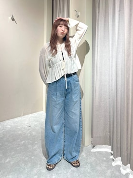 「アイテム（スニーカー）」を使った、kanamiさん（レディース・159cm・20代）の春コーディネート