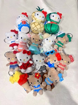 「LOWRYS FARM（ローリーズファーム）の【サンリオキャラクターズ】ヌイキーホルダー8 647243/GOODS（キーホルダー、その他）」を使った、kanamiさん（レディース）の春コーディネート