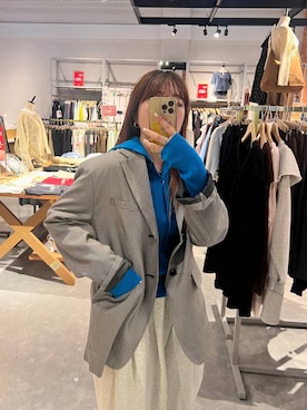 「アイテム（テーラードジャケット、その他）」を使った、kanamiさん（レディース・159cm）の秋コーディネート