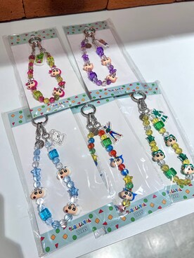 「LOWRYS FARM（ローリーズファーム）の【クレヨンしんちゃん】モバイルストラップ 876982/GOODS（スマホグッズ、その他）」を使った、kanamiさん（レディース）の夏コーディネート