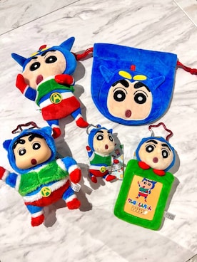 「LOWRYS FARM（ローリーズファーム）の【クレヨンしんちゃん】ぬいキーホルダー 826683/GOODS（キーホルダー、その他）」を使った、kanamiさん（レディース）の夏コーディネート