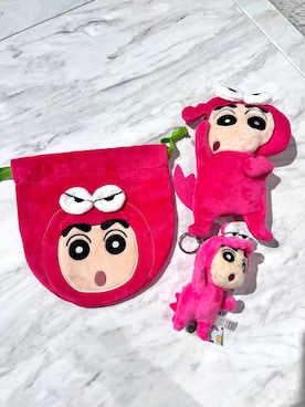 「LOWRYS FARM（ローリーズファーム）の【クレヨンしんちゃん】ぬいキーホルダー 826683/GOODS（キーホルダー、その他）」を使った、kanamiさん（レディース）の夏コーディネート