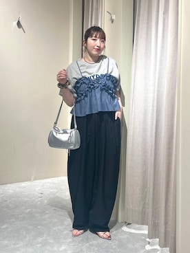 「大人女子カジュアル_LOWRYS FARM」｜kanamiさん（レディース・159cm）の春コーディネート