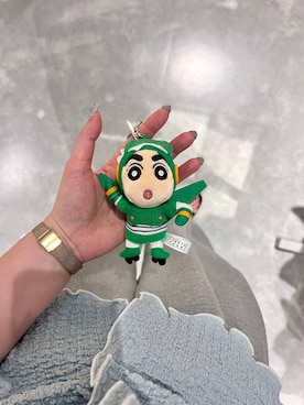 「LOWRYS FARM（ローリーズファーム）の【接触冷感・UVカット】カットイージードロストパンツ 1044353（スウェットパンツ、グレー系）」を使った、kanamiさん（レディース）の夏コーディネート