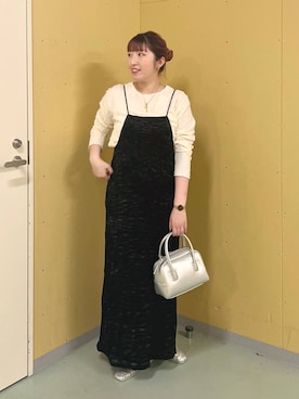 「アイテム（ワンピース/ドレス）」を使った、kanamiさん（レディース・159cm・20代）の秋コーディネート