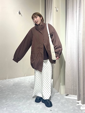 「アイテム（サンダル）」を使った、kanamiさん（レディース・159cm・20代）の秋コーディネート