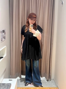 「アイテム（シュシュ）」を使った、kanamiさん（レディース・159cm・20代）の夏コーディネート