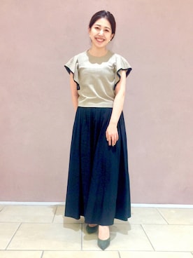 「最高パンプス」｜みささん（レディース・153cm）の夏コーディネート