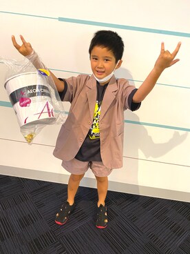 「アイテム（サンダル）」を使った、SHUNKIさん（キッズ・120cm）の夏コーディネート