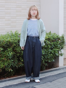 「DOMINGO SELECT（ドミンゴセレクト）のアイテム」を使った、Domingo officeさん（レディース・155cm）の春コーディネート
