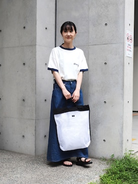 「STANDARD SUPPLY（スタンダードサプライ）のアイテム」を使った、Domingo officeさん（レディース・157cm）の夏コーディネート